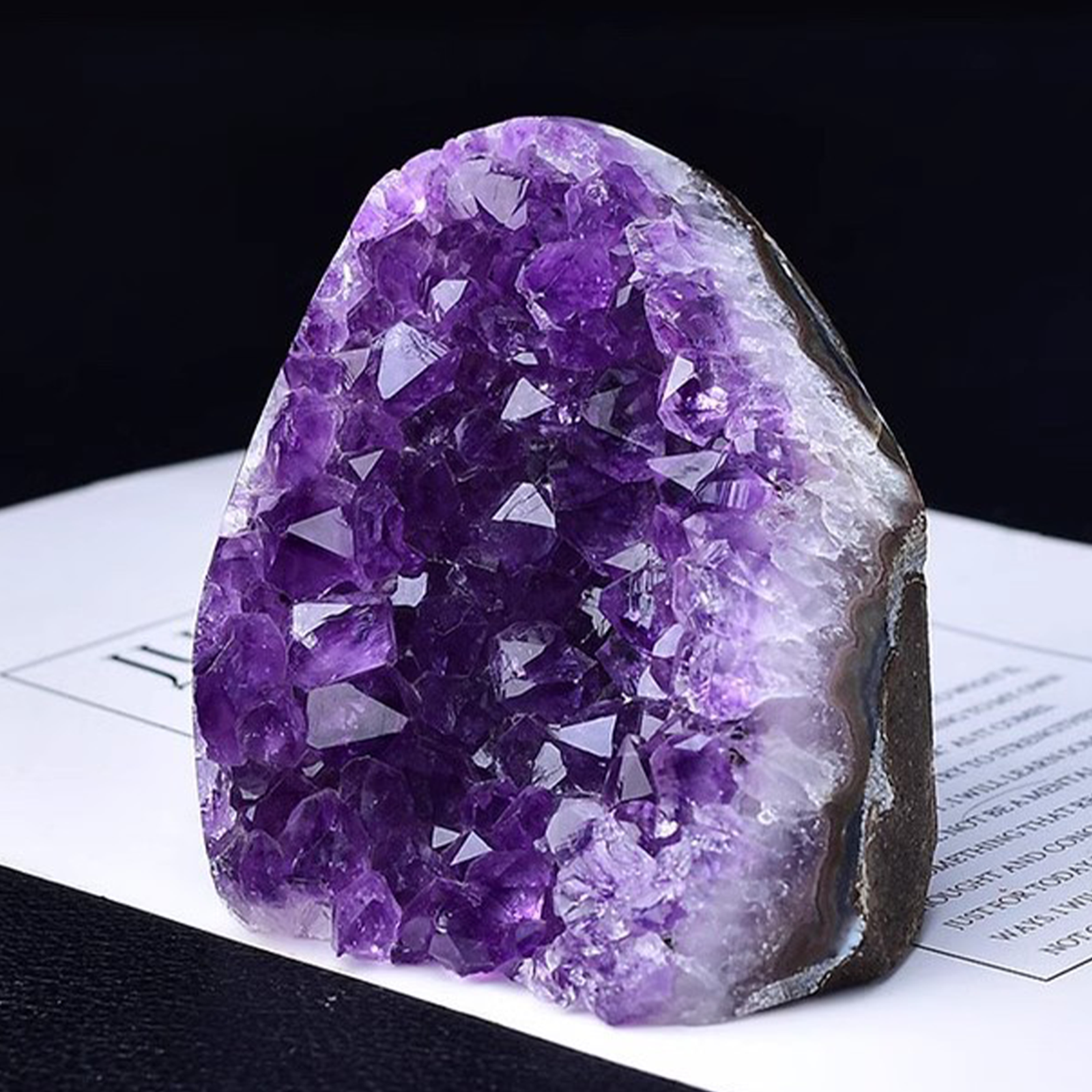 Natural amethyst clusters, positive energy feng shui decorative orname