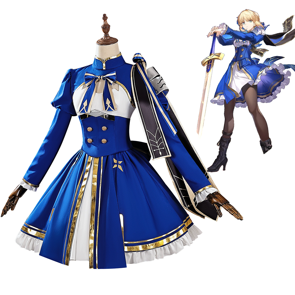 Honkai Star Rail x Fate/Stay Night Saber Artoria Pendragon Cosplay Costume