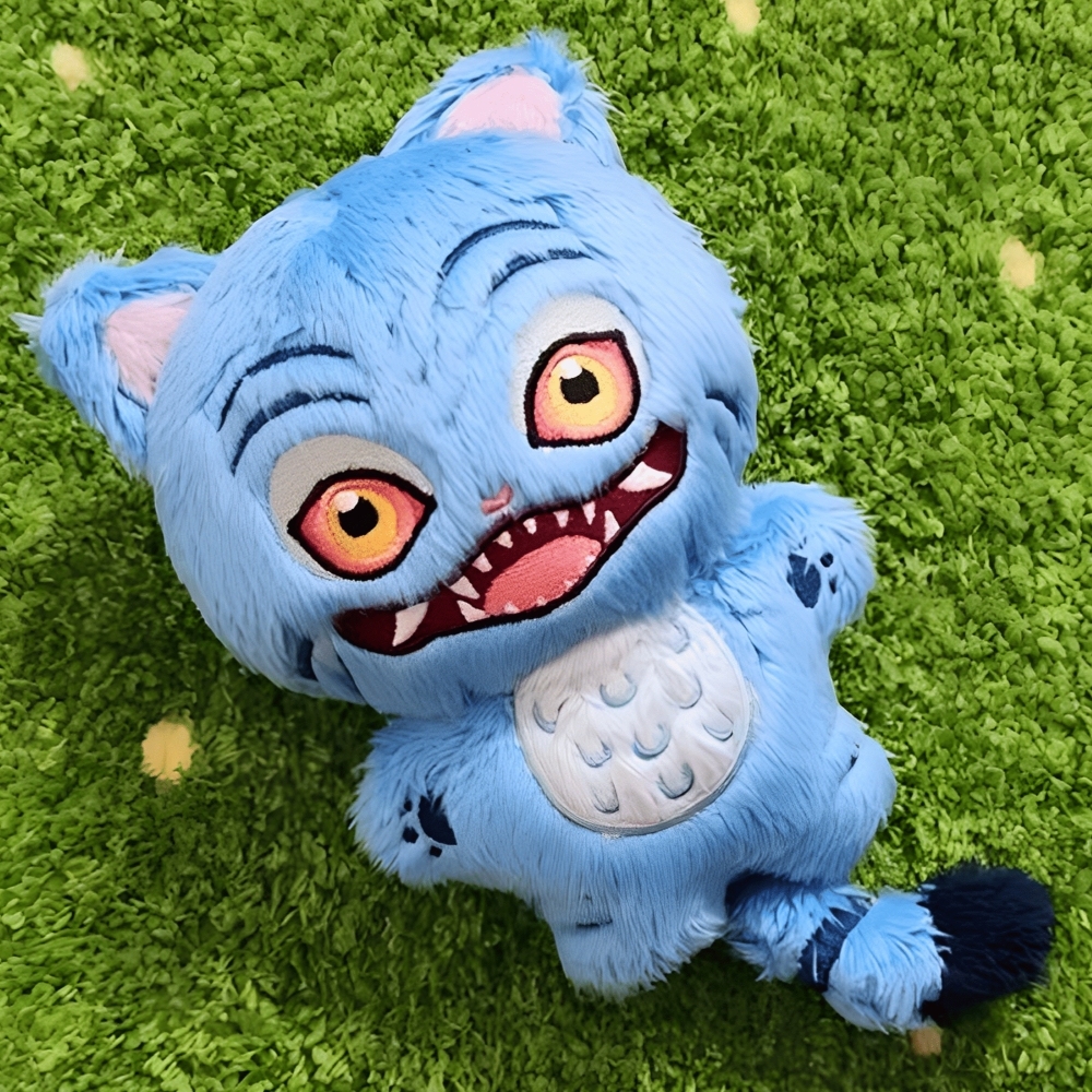KPop Demon Hunters Derpy Tiger Plush Toy Cosplay Prop