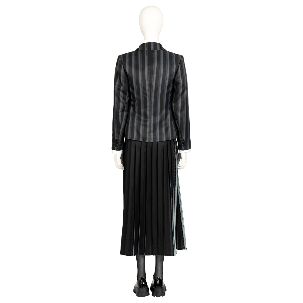 Wednesday The Addams Family Wednesday Addams Nevermore Academy uniform Cosplay Costume