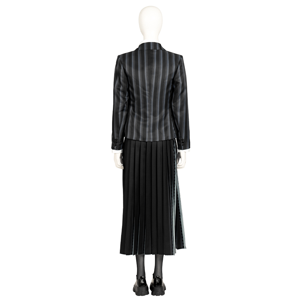  Wednesday The Addams Family Wednesday Addams Nevermore Academy uniform Cosplay Costume
