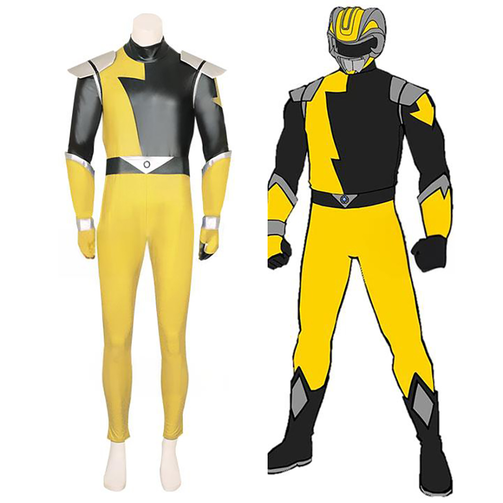 Power Rangers HyperForce HyperForce Yellow Cosplay Costume