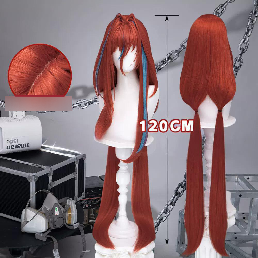 Arknights Endfield Ember Red Cosplay Wig