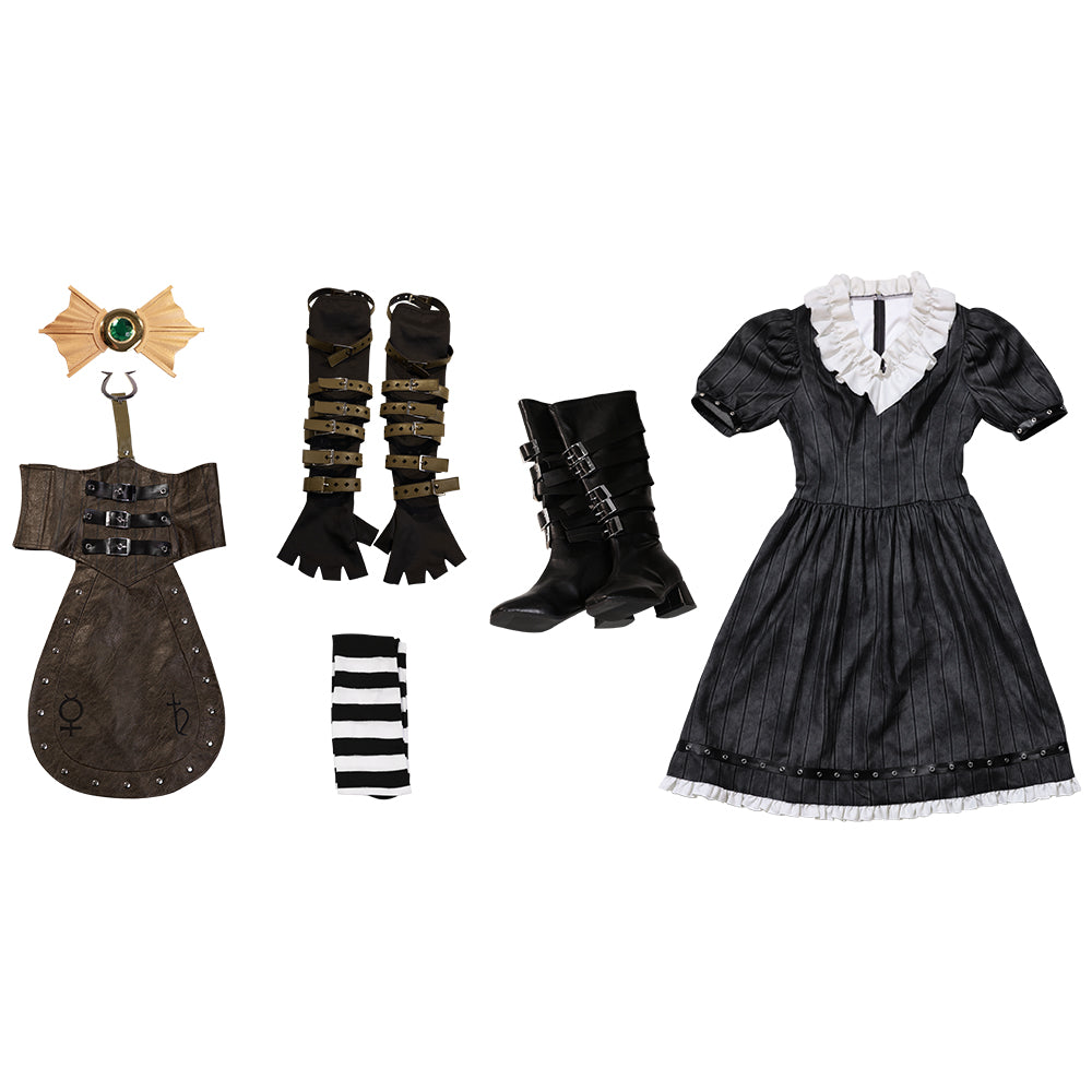 Alice: Madness Returns Alice Liddell Black Dress Cosplay Costume