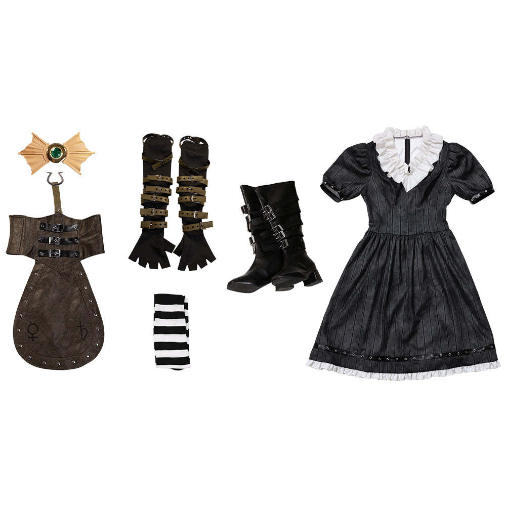 Alice: Madness Returns Alice Liddell Black Dress Cosplay Costume