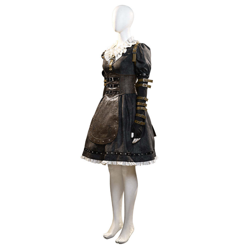 Alice: Madness Returns Alice Liddell Black Dress Cosplay Costume