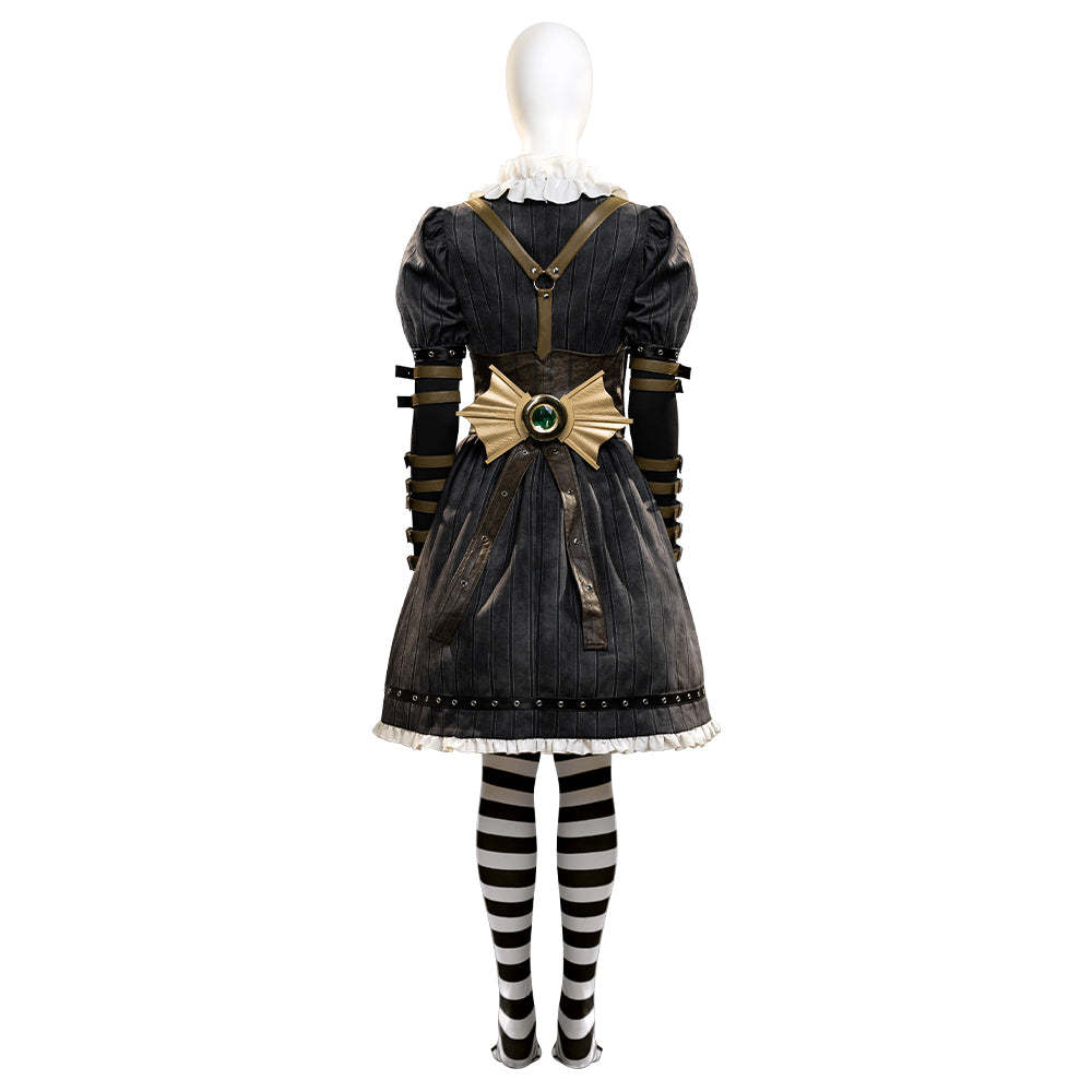 Alice: Madness Returns Alice Liddell Black Dress Cosplay Costume