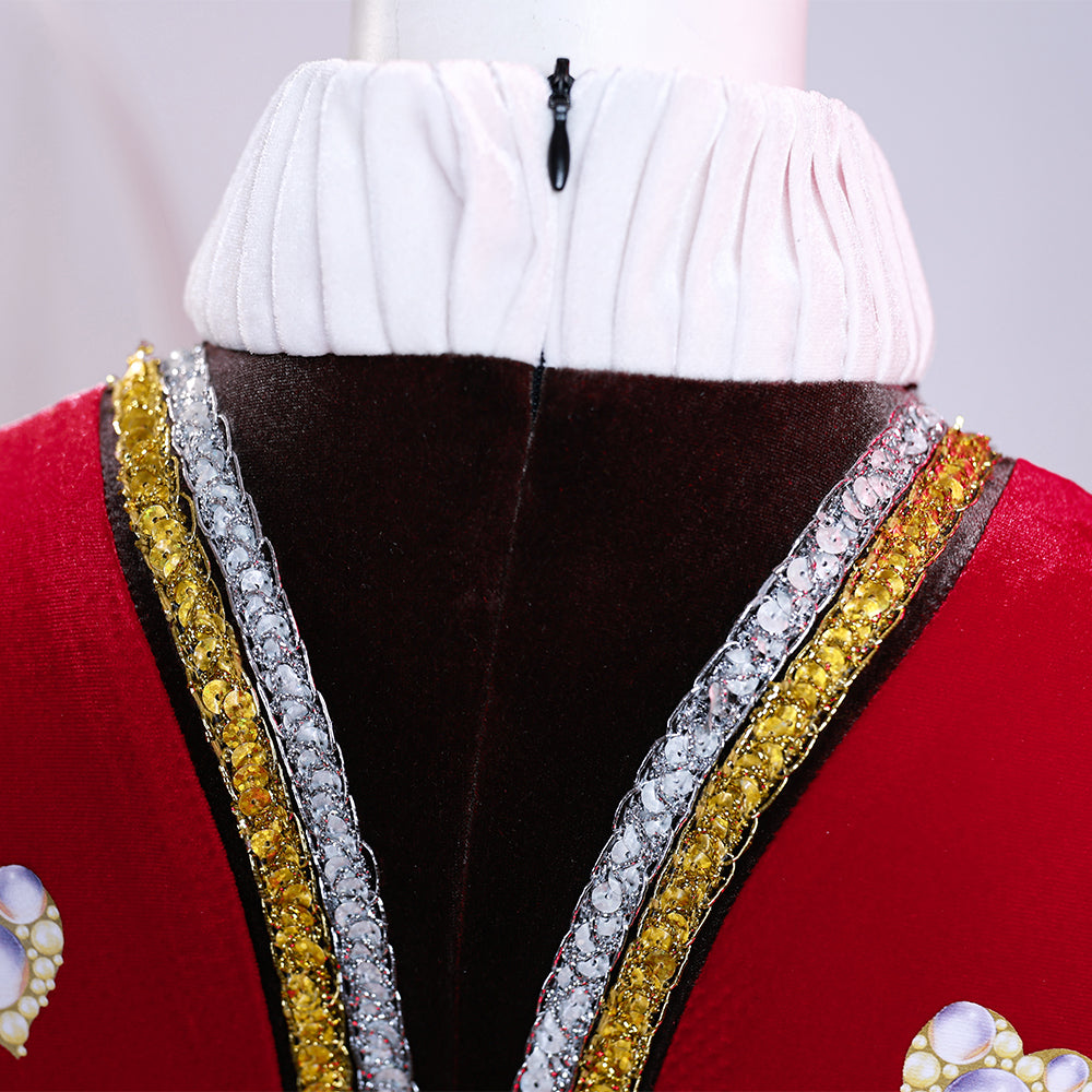 Alice: Madness Returns Alice Liddell Red Dress Cosplay Costume-Cosplay Instrumentality Project