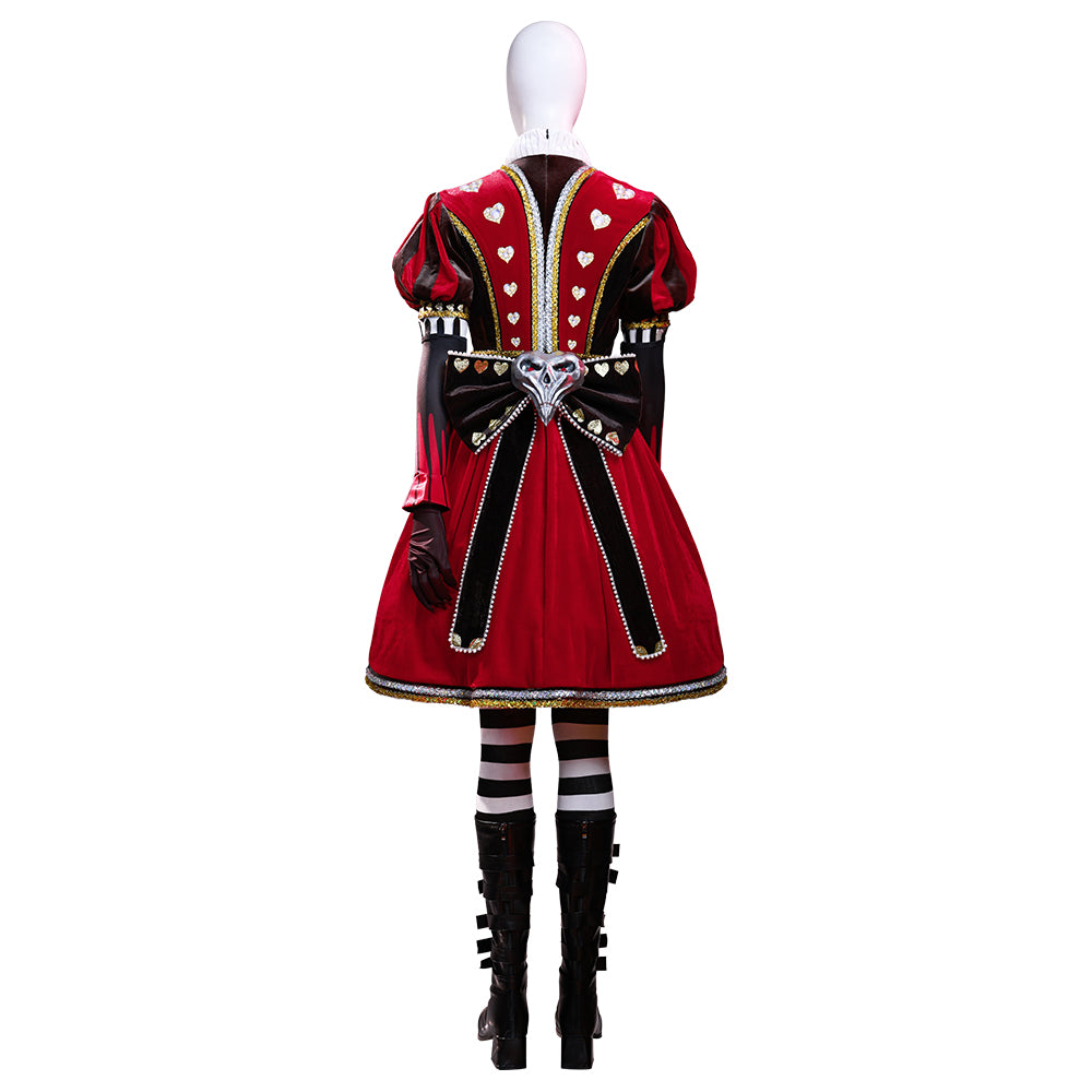 Alice: Madness Returns Alice Liddell Red Dress Cosplay Costume-Cosplay Instrumentality Project