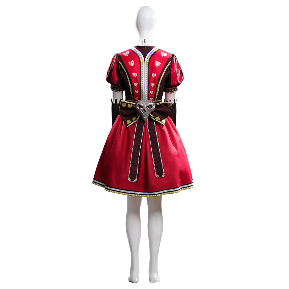 Alice: Madness Returns Alice Liddell Red Dress Cosplay Costume Simplified Version-Cosplay Instrumentality Project