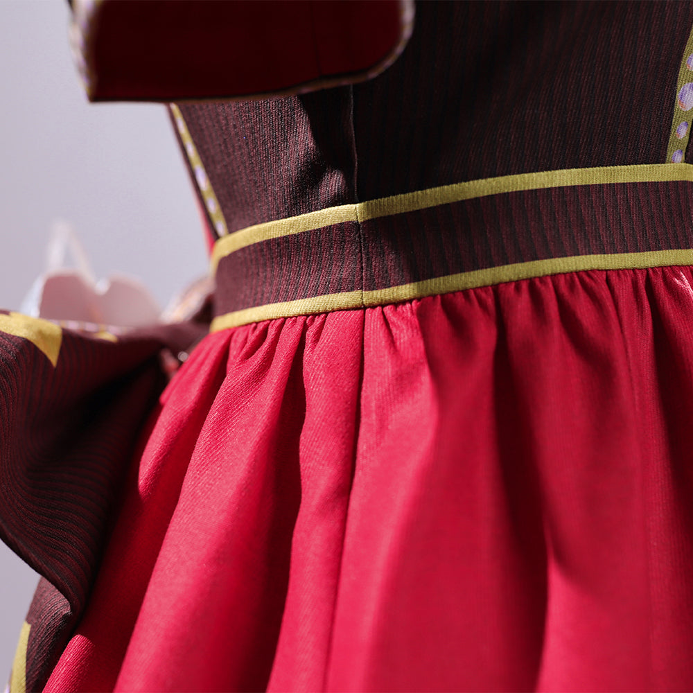 Alice: Madness Returns Alice Liddell Red Dress Cosplay Costume Simplified Version-Cosplay Instrumentality Project