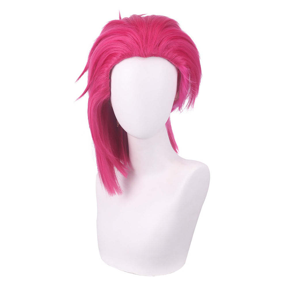 Arcane Season 2 League of Legends LOL Arcane Violet Vi Red Cosplay Wig-Cosplay Instrumentality Project