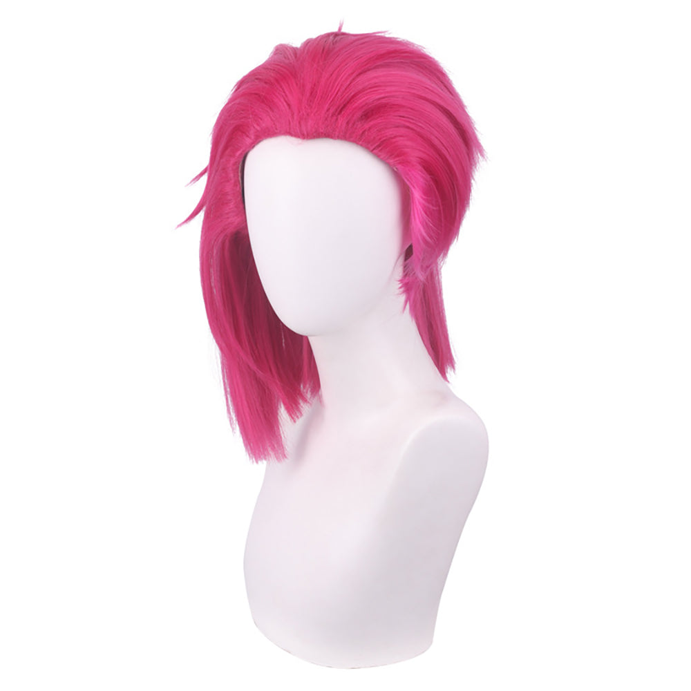 Arcane Season 2 League of Legends LOL Arcane Violet Vi Red Cosplay Wig-Cosplay Instrumentality Project