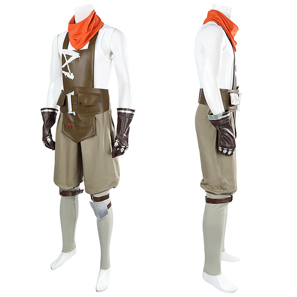 Arcane Season 2 League of Legends LOL Ekko the Boy Who Shattered Time Cosplay Costume-Cosplay Instrumentality Project