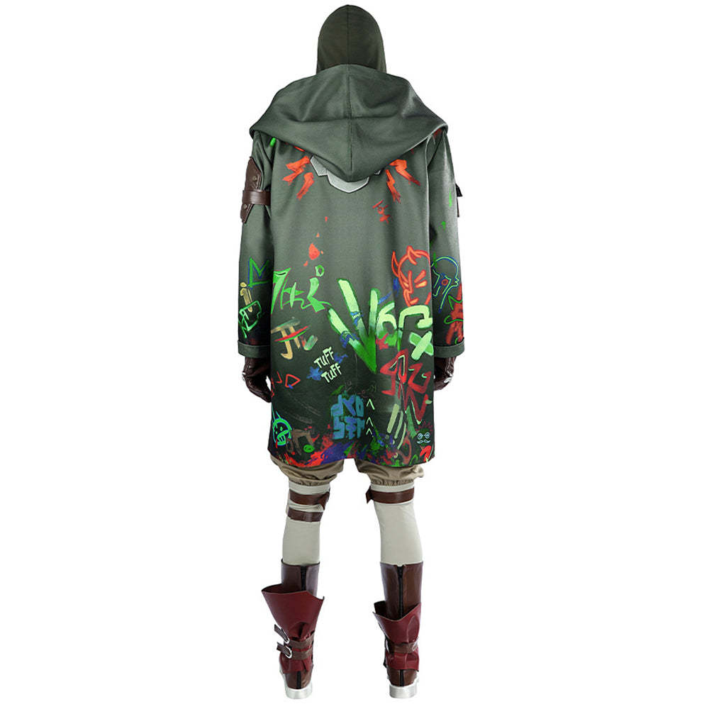 Arcane Season 2 League of Legends LOL Ekko the Boy Who Shattered Time Cosplay Costume-Cosplay Instrumentality Project