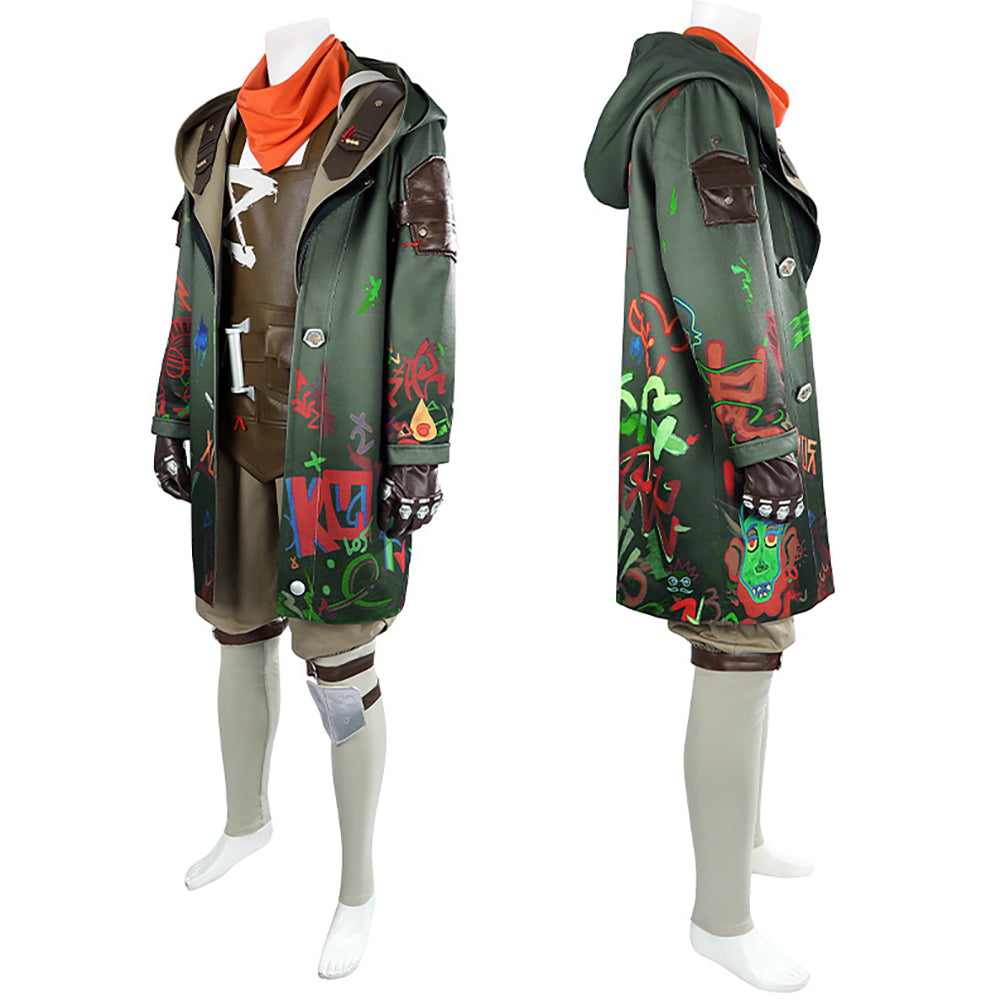 Arcane Season 2 League of Legends LOL Ekko the Boy Who Shattered Time Cosplay Costume-Cosplay Instrumentality Project