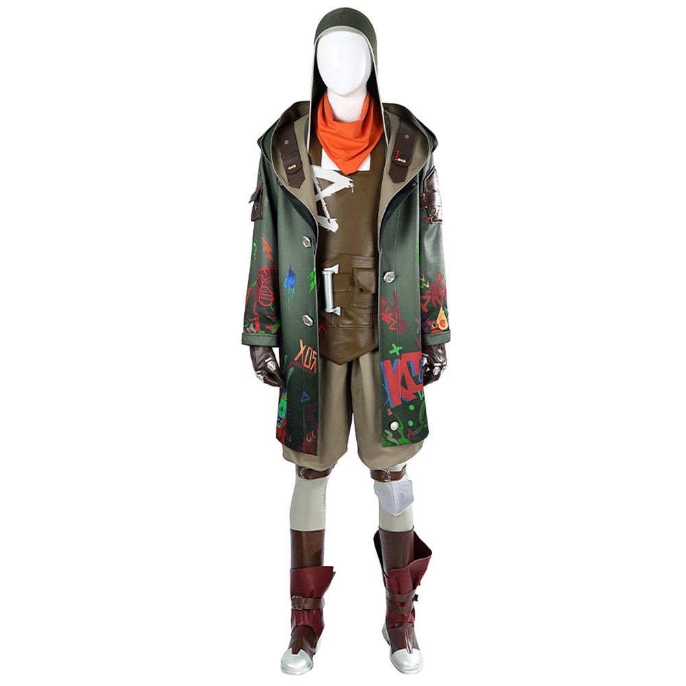 Arcane Season 2 League of Legends LOL Ekko the Boy Who Shattered Time Cosplay Costume-Cosplay Instrumentality Project