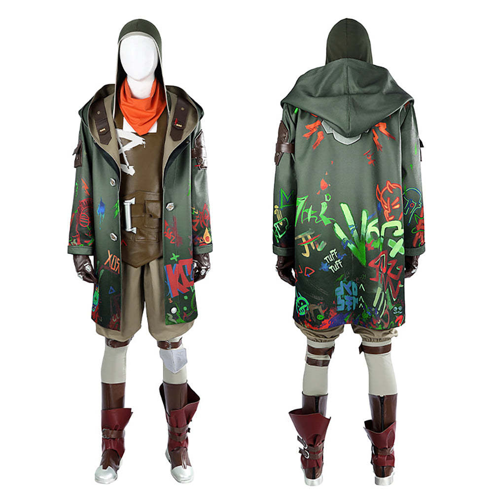 Arcane Season 2 League of Legends LOL Ekko the Boy Who Shattered Time Cosplay Costume-Cosplay Instrumentality Project