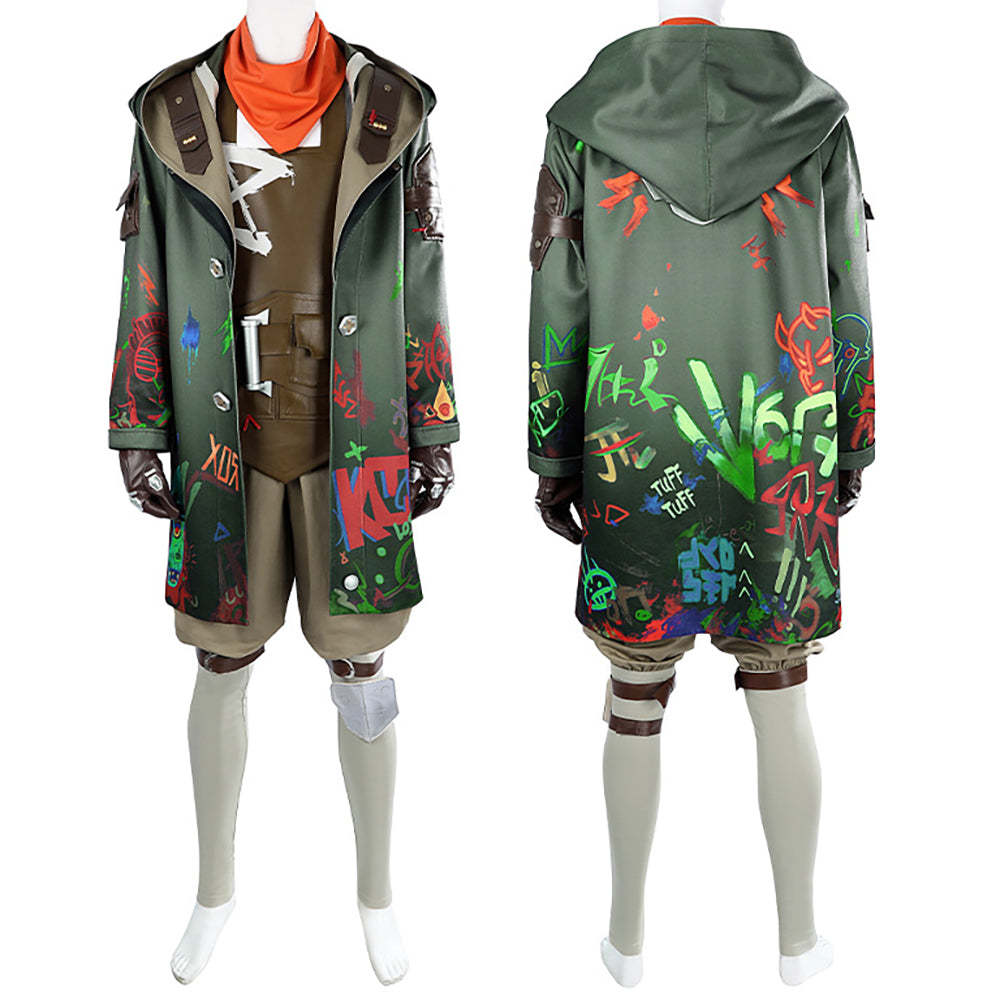 Arcane Season 2 League of Legends LOL Ekko the Boy Who Shattered Time Cosplay Costume-Cosplay Instrumentality Project