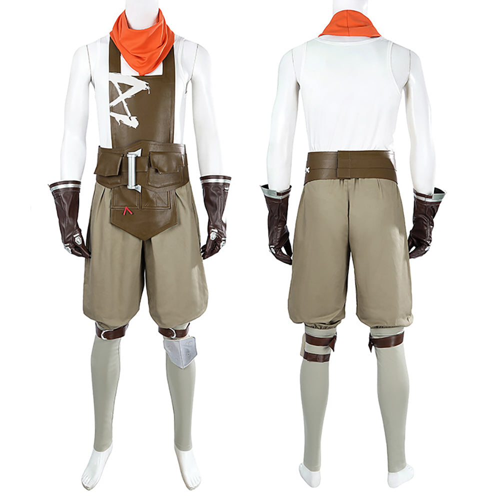 Arcane Season 2 League of Legends LOL Ekko the Boy Who Shattered Time Cosplay Costume-Cosplay Instrumentality Project