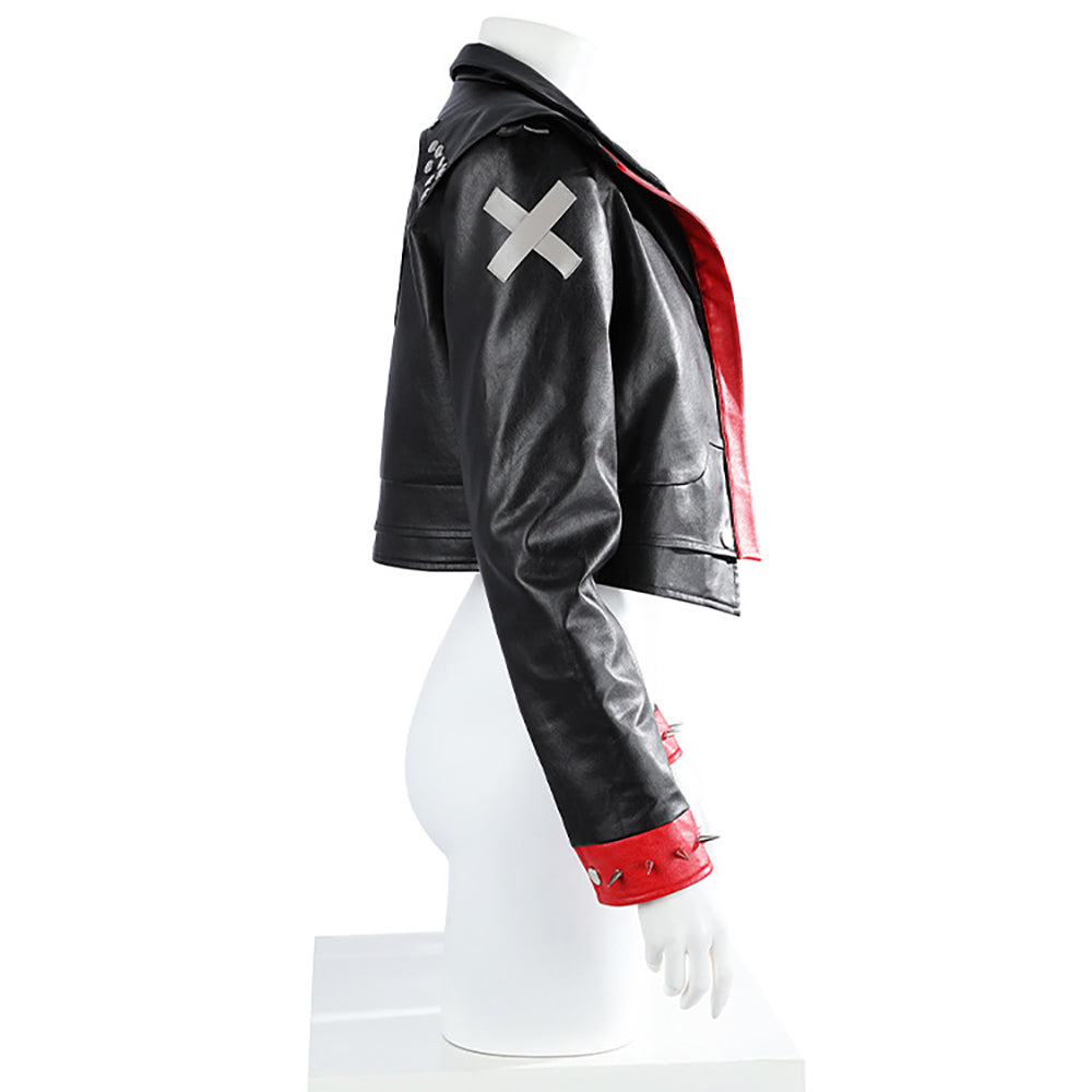 Arcane Season 2 League of Legends LOL Vi Black Jacket Cosplay Costume-Cosplay Instrumentality Project