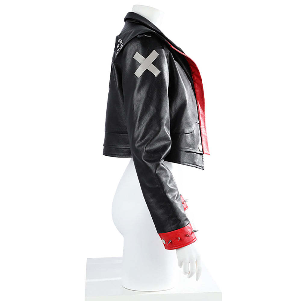 Arcane Season 2 League of Legends LOL Vi Black Jacket Cosplay Costume-Cosplay Instrumentality Project