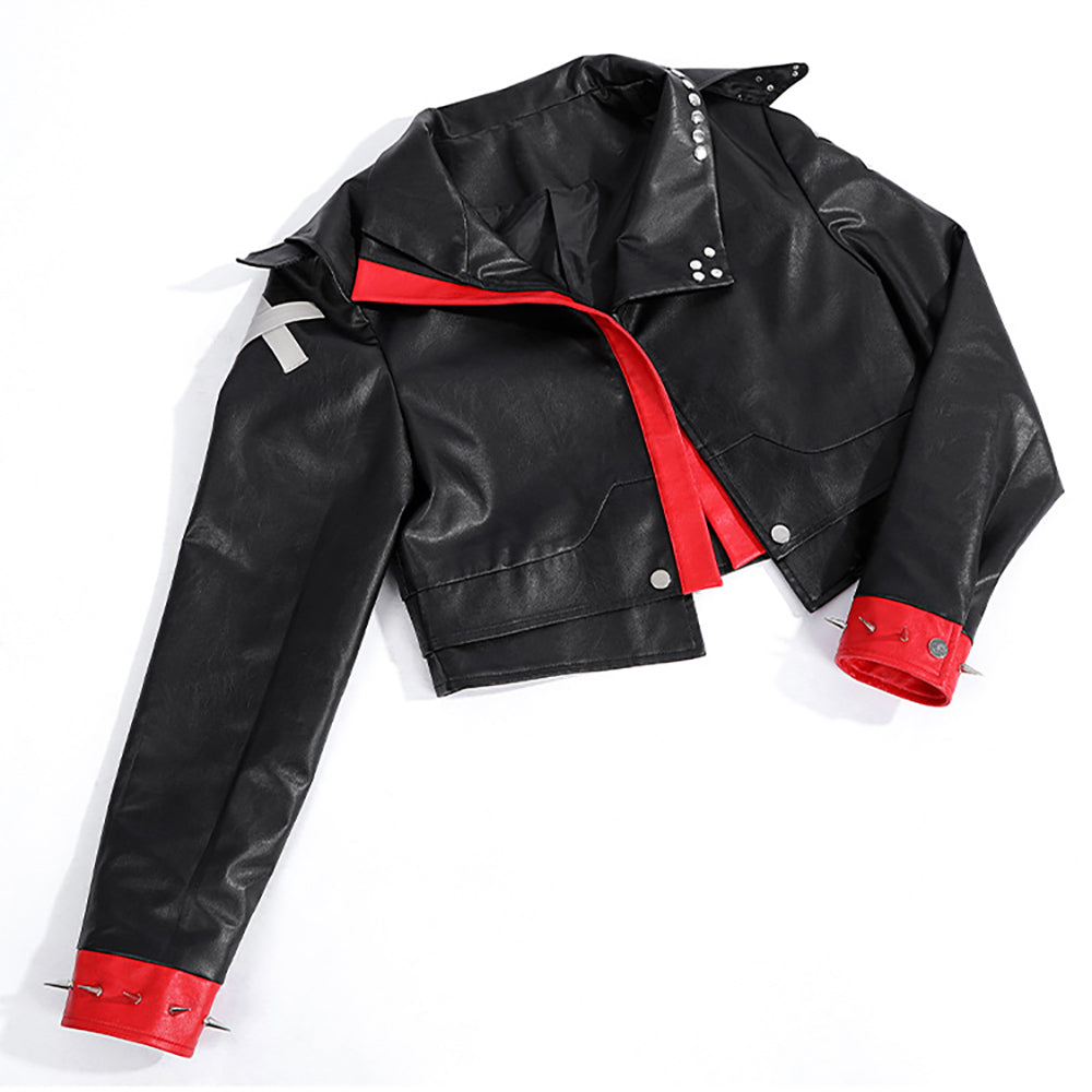 Arcane Season 2 League of Legends LOL Vi Black Jacket Cosplay Costume-Cosplay Instrumentality Project