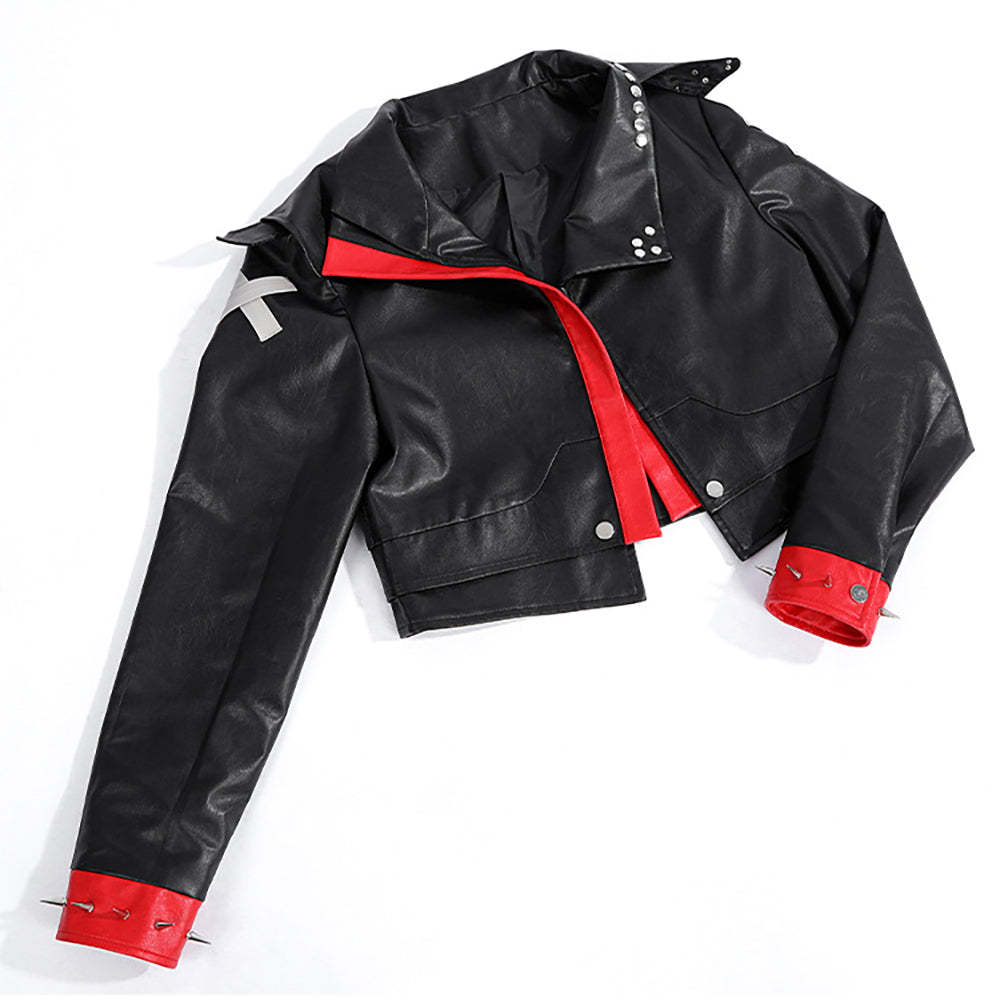 Arcane Season 2 League of Legends LOL Vi Black Jacket Cosplay Costume-Cosplay Instrumentality Project