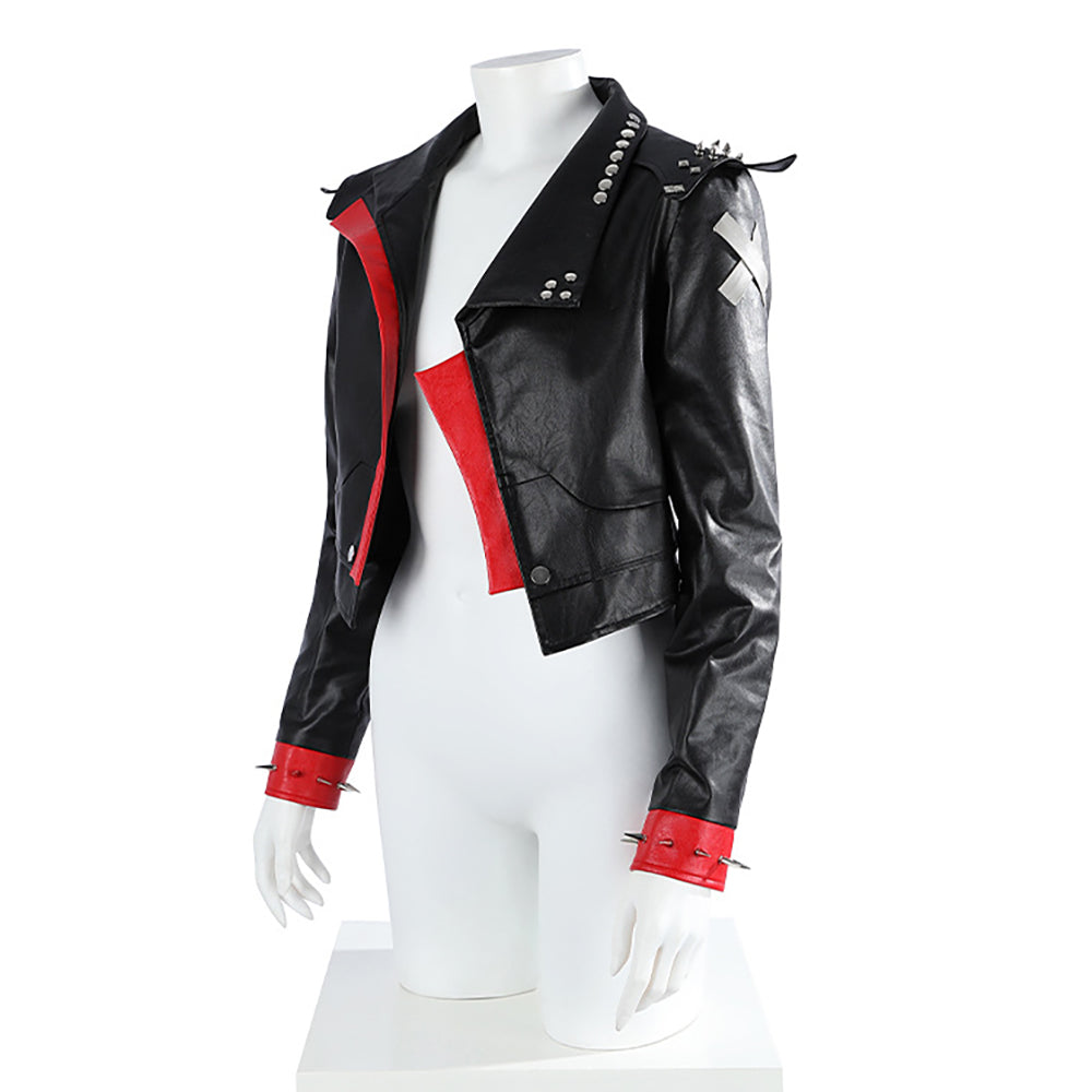 Arcane Season 2 League of Legends LOL Vi Black Jacket Cosplay Costume-Cosplay Instrumentality Project