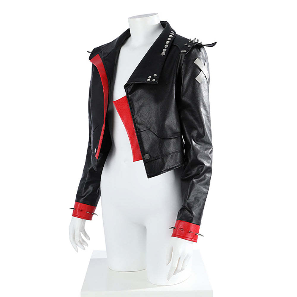 Arcane Season 2 League of Legends LOL Vi Black Jacket Cosplay Costume-Cosplay Instrumentality Project