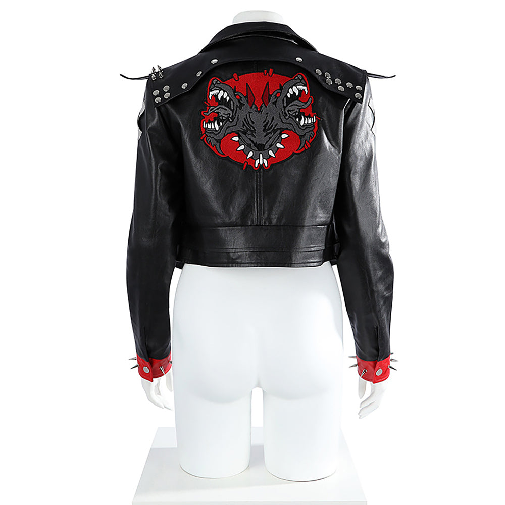 Arcane Season 2 League of Legends LOL Vi Black Jacket Cosplay Costume-Cosplay Instrumentality Project