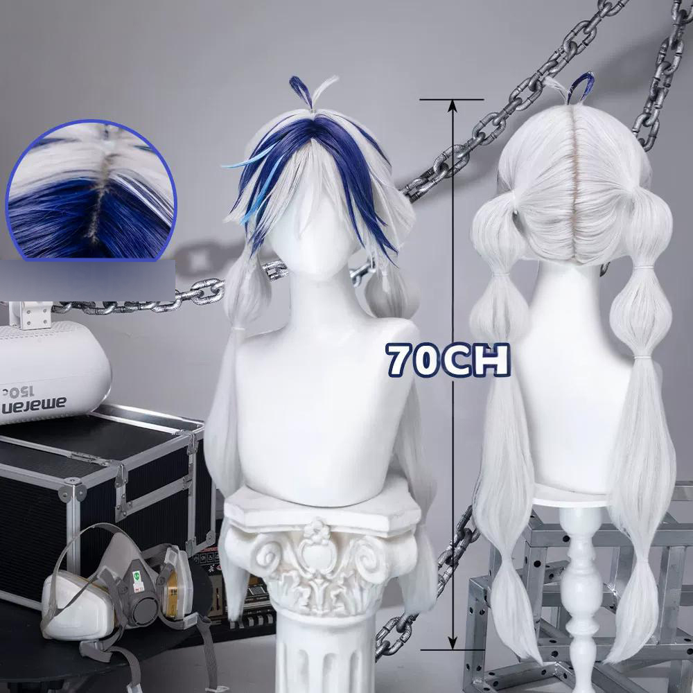 Arknights Endfield Arclight Silver Cosplay Wig