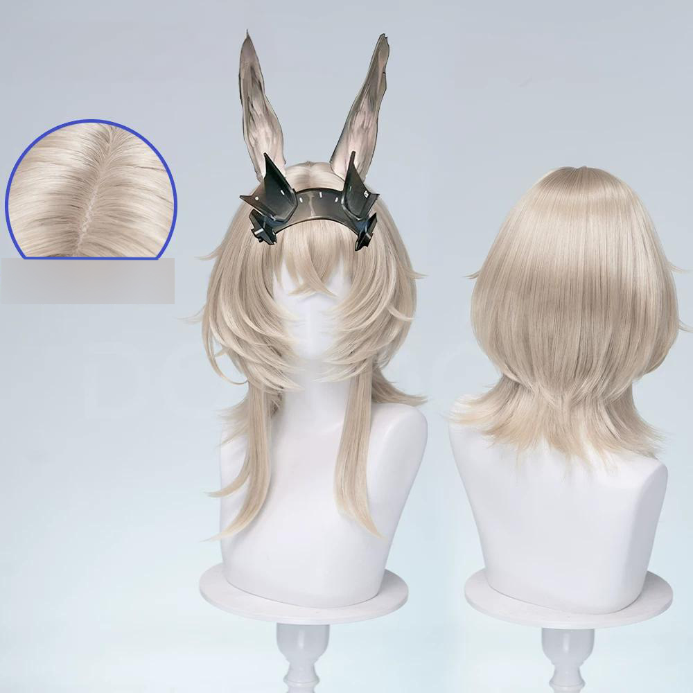 Arknights Endfield Avywenna Silver Cosplay Wig