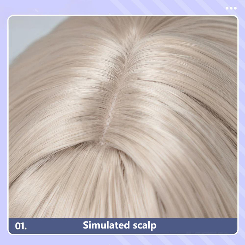 Arknights Endfield Avywenna Silver Cosplay Wig