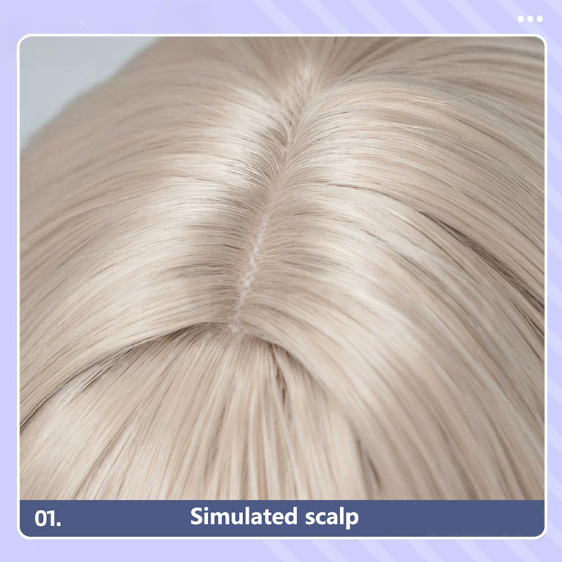 Arknights Endfield Avywenna Silver Cosplay Wig