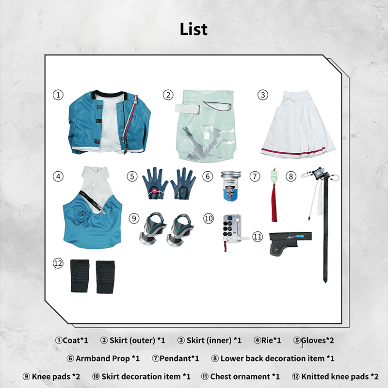 Arknights Endfield Chen Qianyu Cosplay Costume