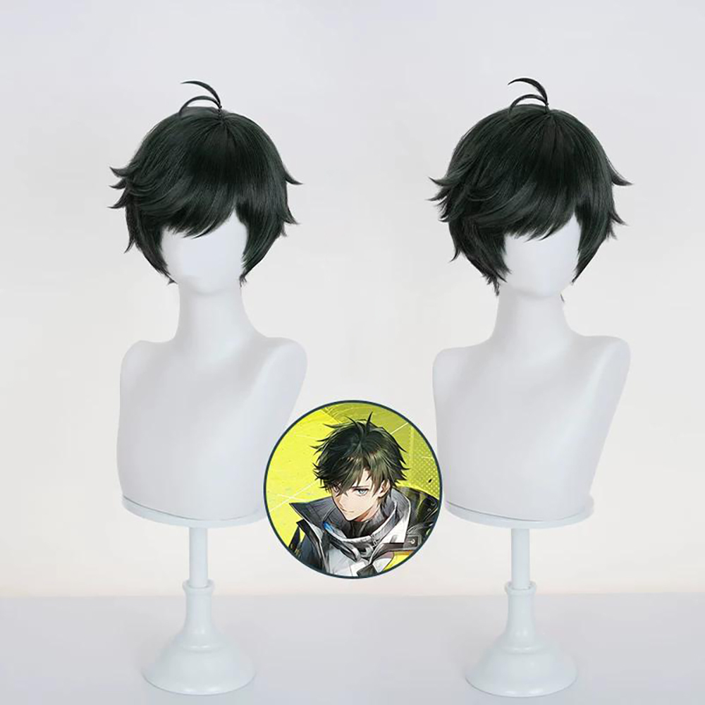 Arknights Endfield Endministrator Black Cosplay Wig