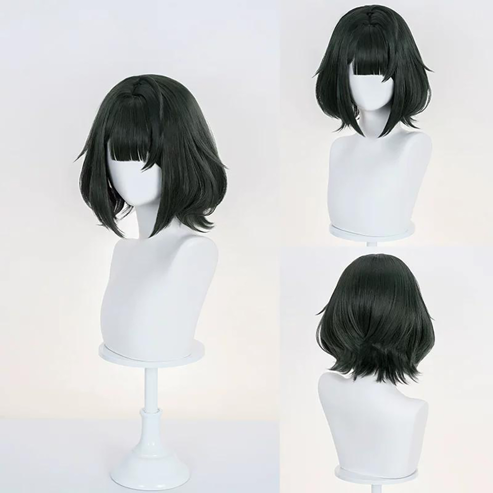 Arknights Endfield Endministrator Black Cosplay Wig