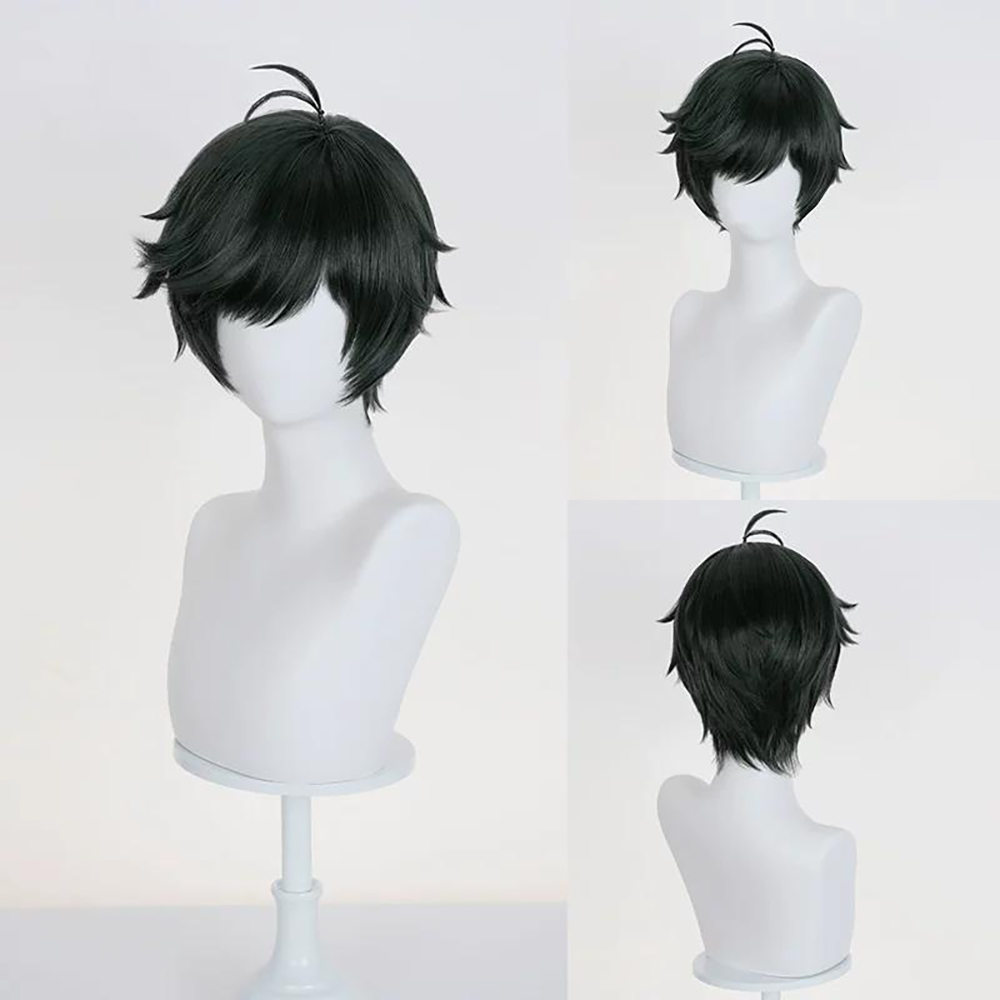 Arknights Endfield Endministrator Black Cosplay Wig