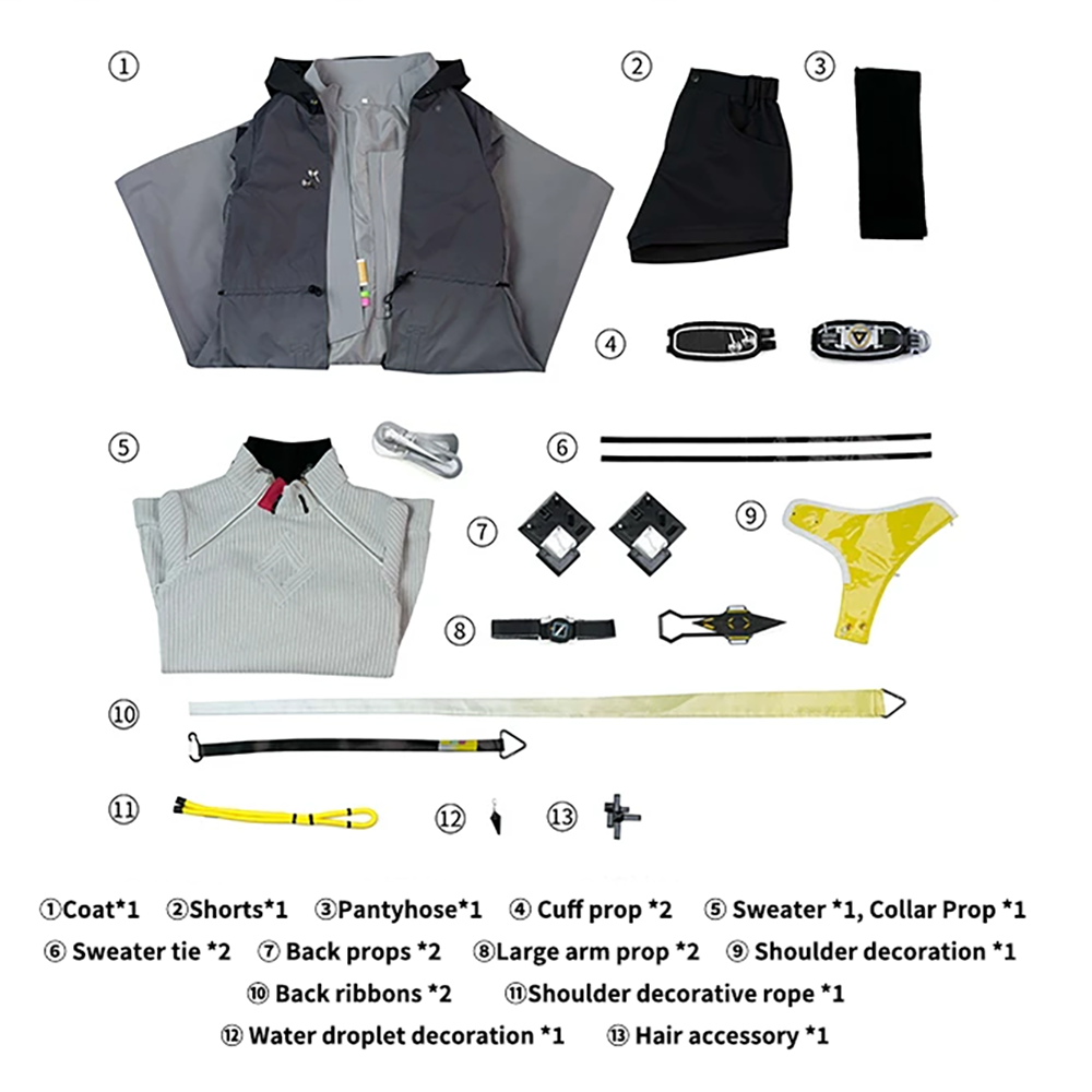 Arknights Endfield Female Endministrator Cosplay Costume