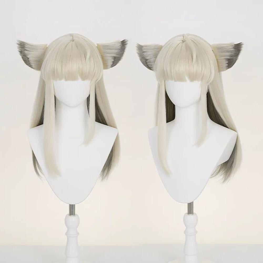 Arknights Endfield Perlica Silver Cosplay Wig