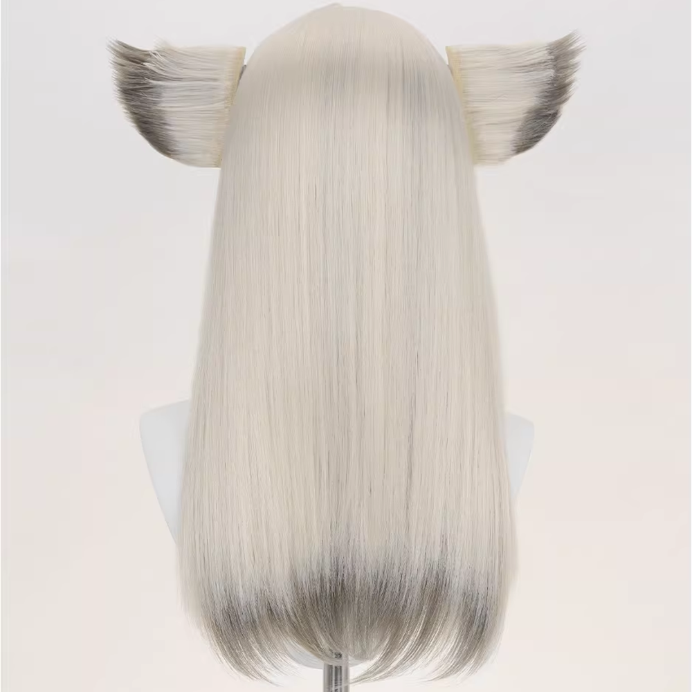 Arknights Endfield Perlica Silver Cosplay Wig