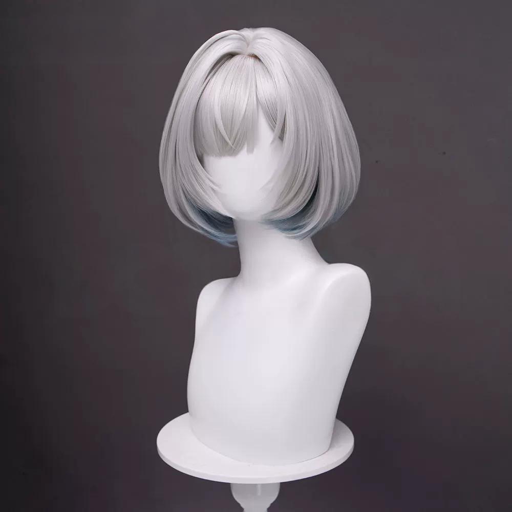 Arknights Endfield Snowshine Silver Cosplay Wig