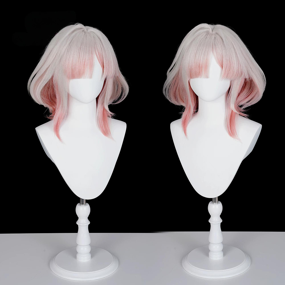 Arknights Endfield Wuling Mi Fu Pink Cosplay Wig
