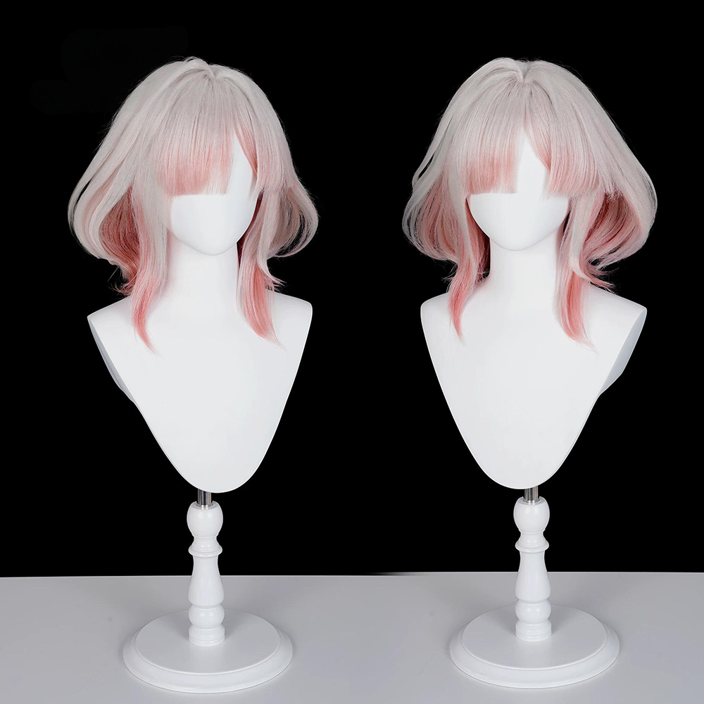 Arknights Endfield Wuling Mi Fu Pink Cosplay Wig