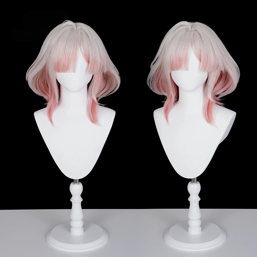Arknights Endfield Wuling Mi Fu Pink Cosplay Wig