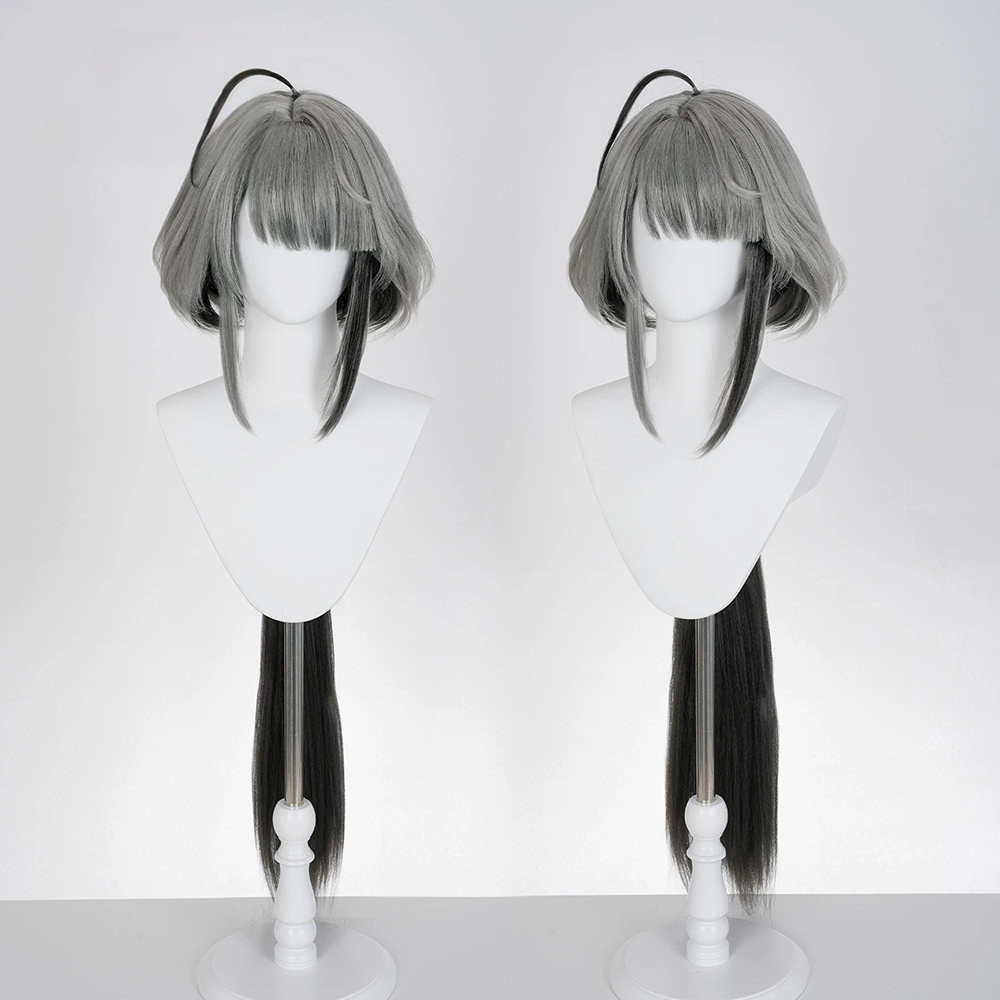 Arknights Endfield Wuling Tangtang Grey Cosplay Wig