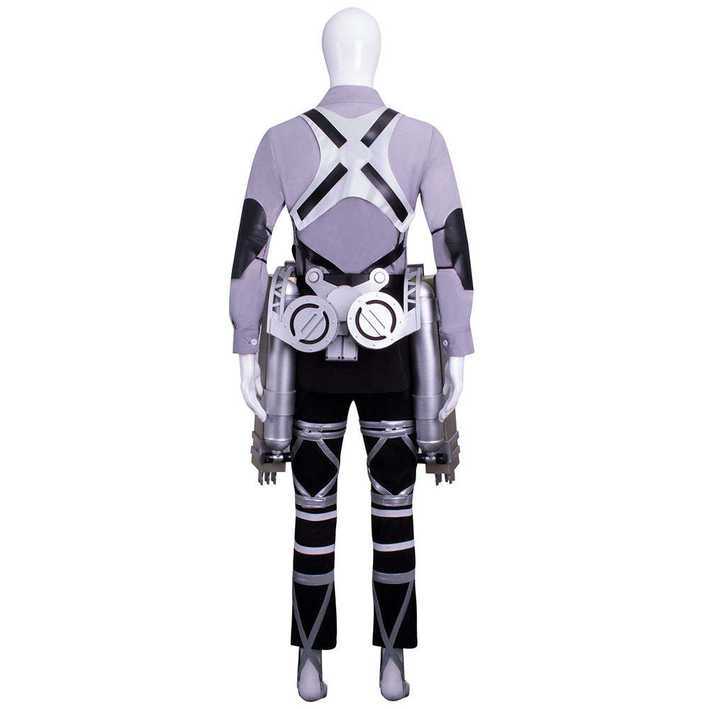 Attack on Titan Final Season Mikasa Ackerman Levi Ackerman Survey Corps Uniform Cosplay Costume