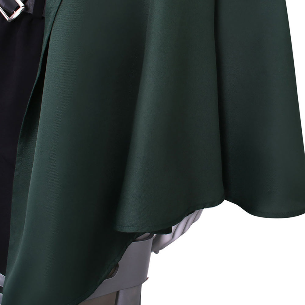 Attack on Titan Final Season Mikasa Ackerman Levi Ackerman Survey Corps Uniform Cosplay Costume