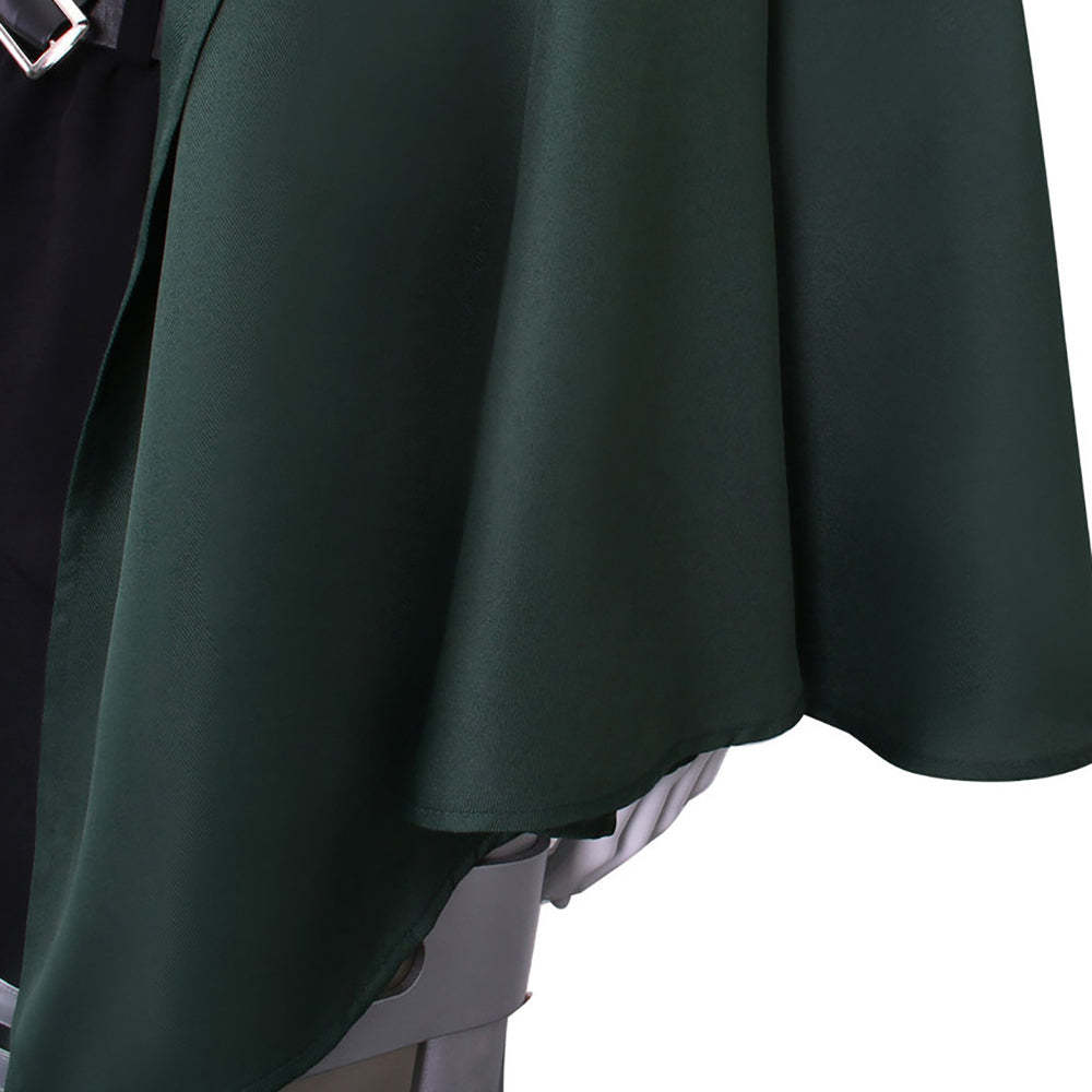 Attack on Titan Final Season Mikasa Ackerman Levi Ackerman Survey Corps Uniform Cosplay Costume
